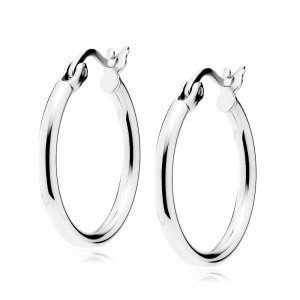 Cercei rotunzi argint Ø20 mm x 2 mm Classic Hoops DiAmanti KHR220R-DIA (Argint 925‰ 1,8 g.) Cercei rotunzi argint Ø20 mm x 2 mm Classic Hoops DiAmanti KHR220R-DIA (Argint 925‰ 1,8 g.)